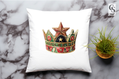 Watercolor Star Crown Clipart PNG Product Image 3