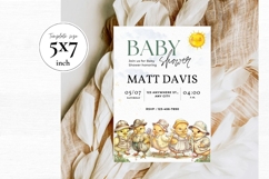Baby Shower Invitation Template 318 Product Image 1