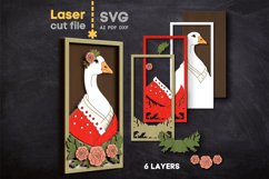 Goose Frame SVG laser cut file for Glowforge Product Image 2