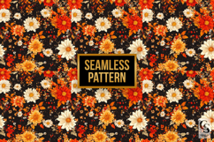 Autumn Daisy Digital Paper Product Image 2