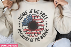 Home of the free because PNG, 4th Of July Sublimation PNG Product Image 1