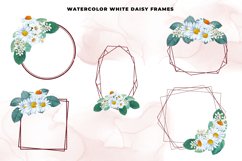 Watercolor Daisy Red Glitter Frames Product Image 3
