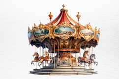 Watercolor Christmas blue Clipart PNG Product Image 2