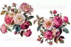 Flowers, Junk Journal, PNG, Clipart, Ephemera, Botanical Product Image 2