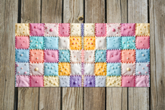 Candy patchwork | 4 retro Sublimation Mug designs Product Image 2