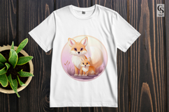 Cute Fennec Fox Clipart Sublimation PNG Product Image 2