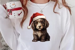 Christmas Dogs Sublimation Clipart, Christmas Dog Clipart Product Image 2