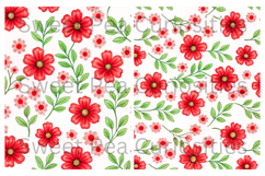 Shabby Chic, Flowers, Papers, Junk Journal Product Image 2