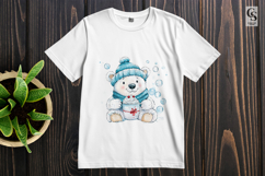 Cute Polar Bear Mug Clipart Sublimation PNG Product Image 2