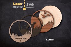 English Pointer Dog SVG laser cut files for Glowforge Product Image 2