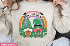 Happy Go Lucky PNG, St Patricks Day Gnome Sublim Product Image 2