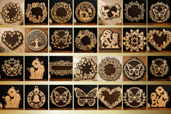 Laser Cut Mega SVG Bundle, Laser Cut Bundle SVG Files Pack Product Image 2