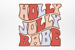 Retro Groovy Christmas SVG Product Image 2