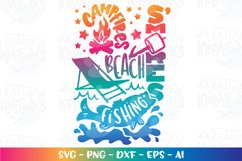 Camping svg Campfires S'mores Fishing Beach Product Image 2