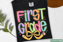 First Grade PNG | Back To School PNG | 1st Grade Teacher PNG Product Image 1
