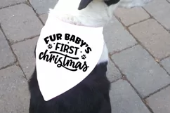 Fur Baby's first christmas SVG, Christmas SVG Product Image 2