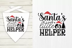 Sante little yelper SVG, Christmas Dog SVG Product Image 1