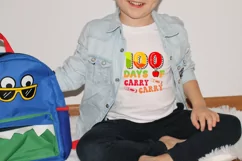100 days of carry carry SVG Design, 100 day of school S Product Image 2