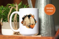 Halloween Ghosts PNG, Cute Halloween Ghost Sublimation PNG Product Image 2
