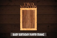 Baby Photo Frame Laser cut template Product Image 1