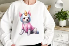 Cute Unicorn Costume For Dogs, Unicorn Watercolor Product Image 2