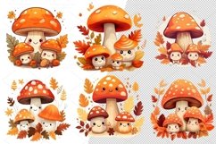 30 cute autumn Sticker, Clipart autumn Decor, PNG Product Image 2