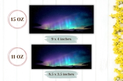 Sky Mug Wrap, Nothern Lights Mug Design, Abstract Mug PNG Product Image 2