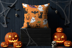 Fall Horror pillow mockup Product Image 3