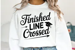 Finished Line Crossed svg | Graduation Svg | Shirt Svg Product Image 1