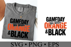 Game Day We Wear Brown &amp; Black Svg | Sport Svg | Shirt Svg Product Image 3