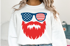 Man with Red Beared svg | 4th of july Svg | Shirt Svg Product Image 1