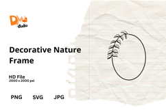 Decorative Nature Frame Product Image 1