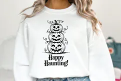 Happy Haunting Svg | Halloween Svg | Shirt Svg Product Image 1