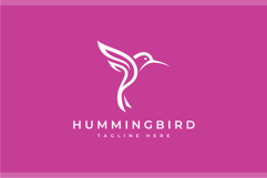Hummingbird Logo Design Vector Illustration Product Image 2