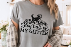 Dog Hair Is My Glitter Svg, Dog Mom Svg, Dog Lover Svg. Product Image 3