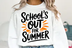 School's out for summer svg | Summer Svg | Shirt Svg Product Image 2