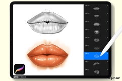 Procreate Lips Stamps | Procreate Brush | Face Product Image 2