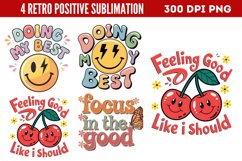 Retro Positive Sublimation PNG Product Image 1