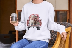 Christmas Dog Puns PNG Bundle 12 Festive &amp; Funny Sublimation Product Image 2
