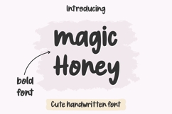Magic Honey Font, Bold and Lite, Cute Handwritten Typeface Product Image 2