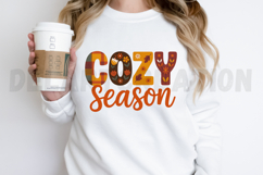 Cozy Season PNG, Fall Autumn Pumpkin PNG Design Product Image 2