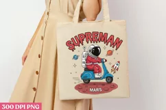 Supreman Mars PNG, Astronaut Sublimation PNG Product Image 2