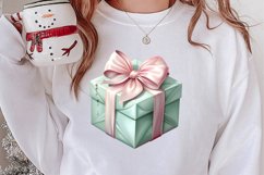 Pastel Christmas Shublimation Clipart, Pastel Christmas Clip Product Image 2