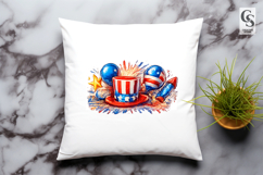 4th of July Patriotic Clipart PNG Sublimation Product Image 2