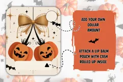 Funny Halloween Pumpkins Money Card, Halloween Gift Card Product Image 2