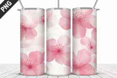 Flowers Tumbler Design | Valentine's Day Tumbler Wrap Product Image 3