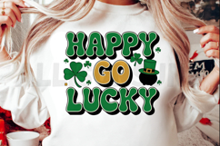 Happy Go Lucky PNG, St. Patrick&#039;s Day Sublimation PNG Product Image 2