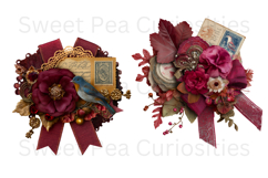 Tags, Flowers, Label, Ephemera, PNG, Junk Journal, clipart Product Image 2