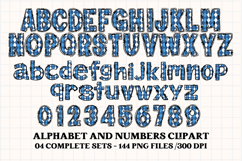 Father’s Day Alphabet clipart, father’s day letters doodle Product Image 2