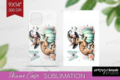 Deer Halloween Phone Case PNG Coquette Case PNG Sublimation Product Image 1